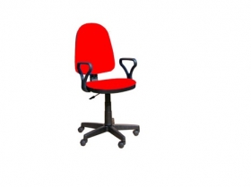Кресло офисное Престиж Люкс gtpPN S2 ткань красная