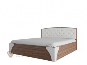 Кровать двухспальная 1800 Лагуна-7 с пуговицами