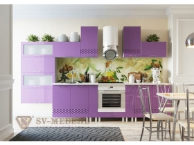 Кухня Волна Фиолетовый 